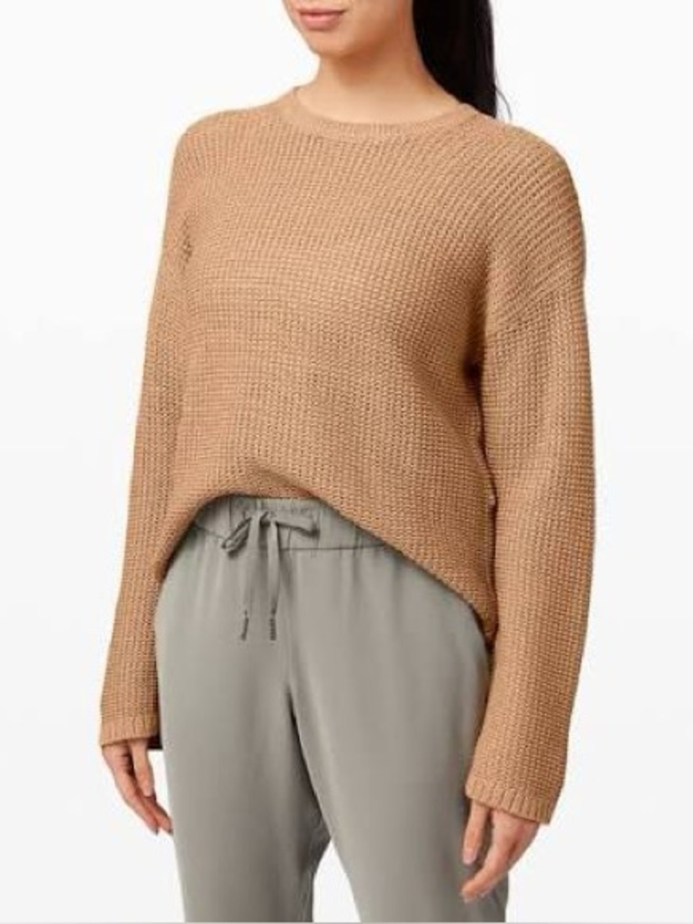 lululemon Easy Embrace Long Sleeve Sweater in Beechwood